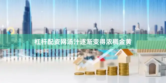 杠杆配资网汤汁逐渐变得浓稠金黄